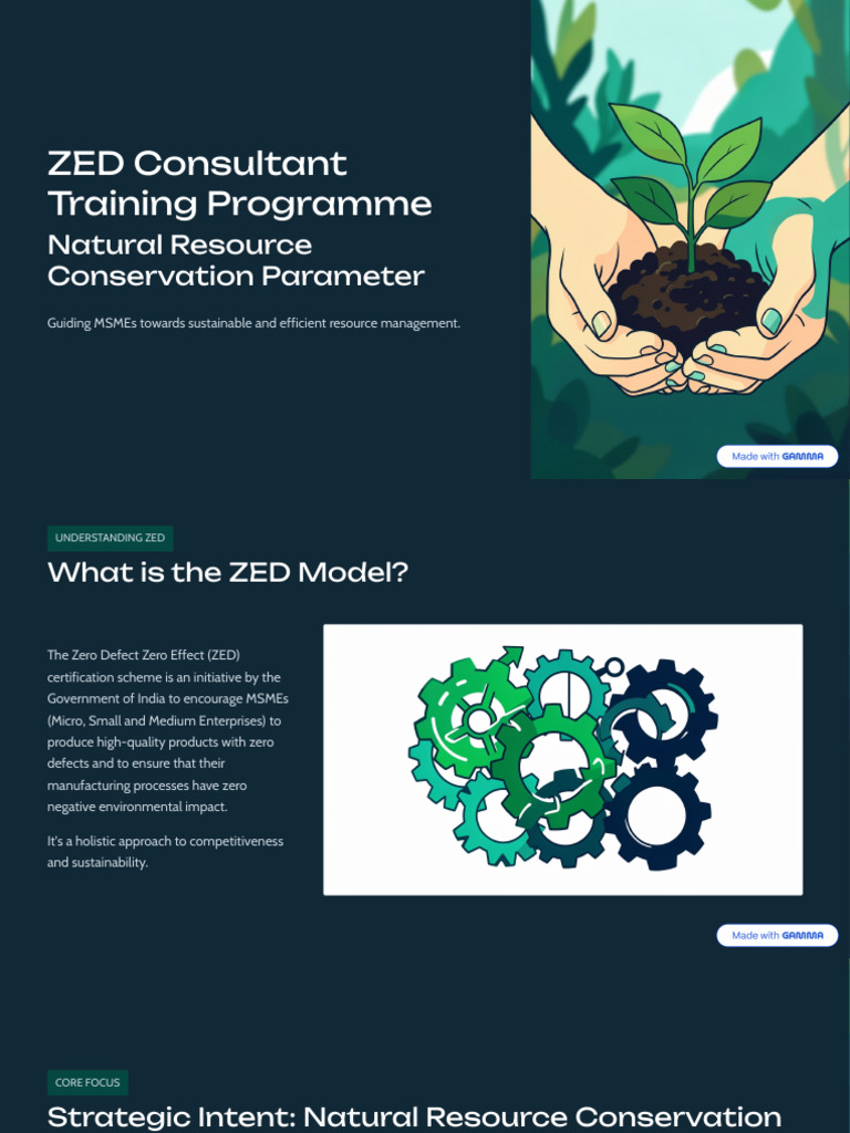 ZED Consultant Training Programme | PDF | Efficient Energy Use ...