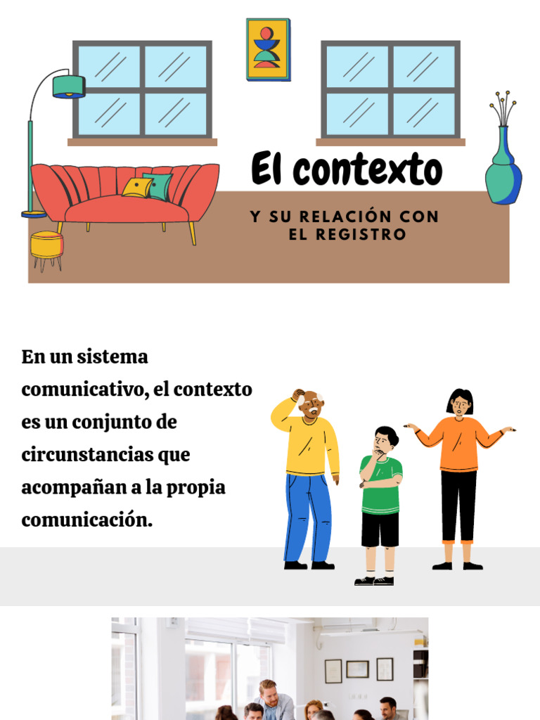Tema 6 El Contexto | PDF | Comunicación | Comunicación humana