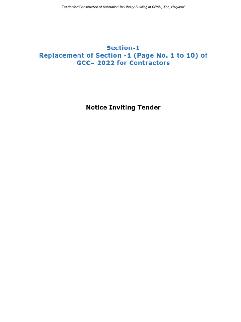 NITcivilworksubstation CSRU | PDF | Joint Venture | Business