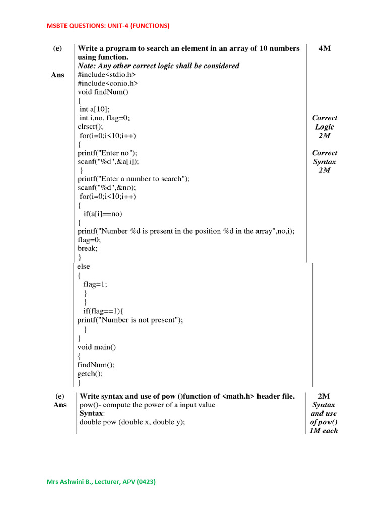 MSBTE Function | PDF