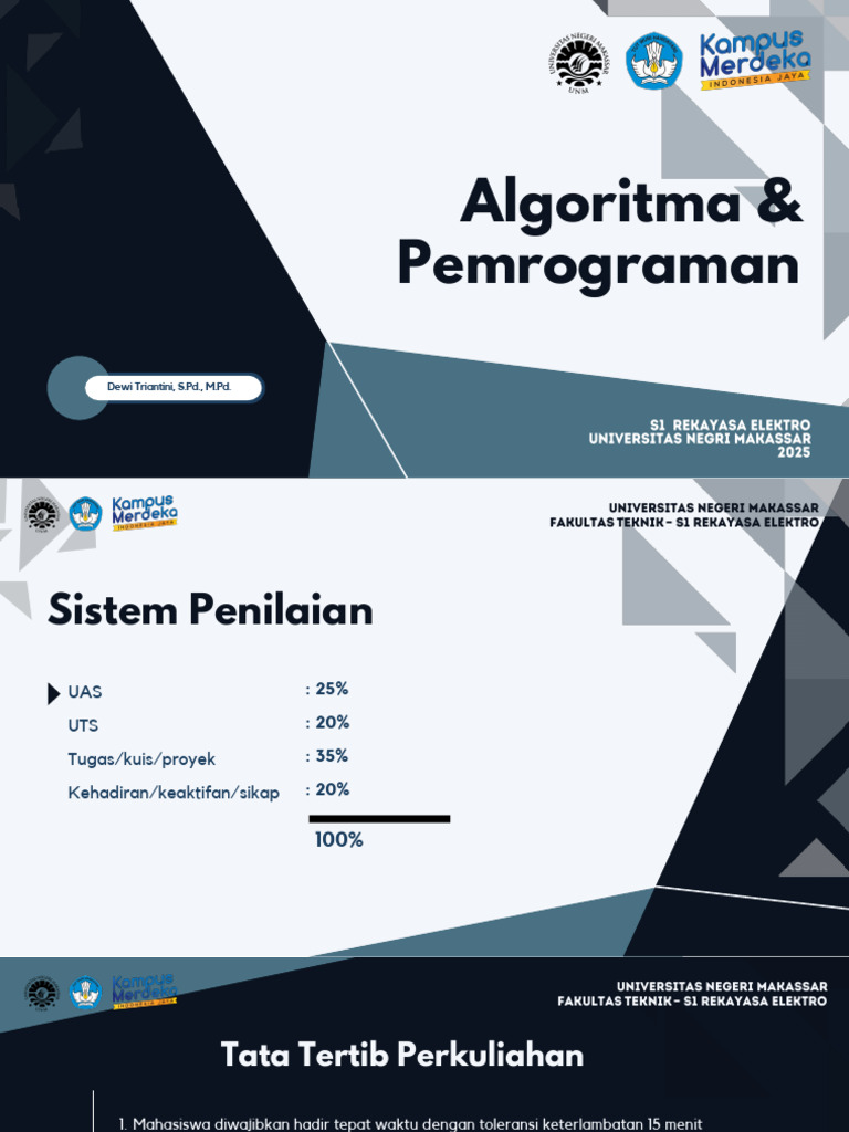 #1 Algoritma Pemrograman | PDF