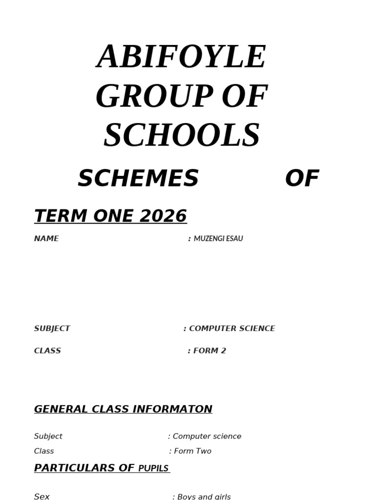 Form 2 Scheme | PDF | Computer Programming | Internet & Web