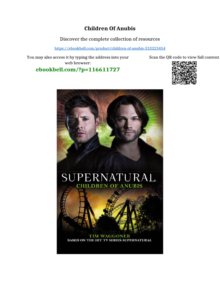 Children of Anubis PDF Available | PDF | Evernote | Intellectual Property