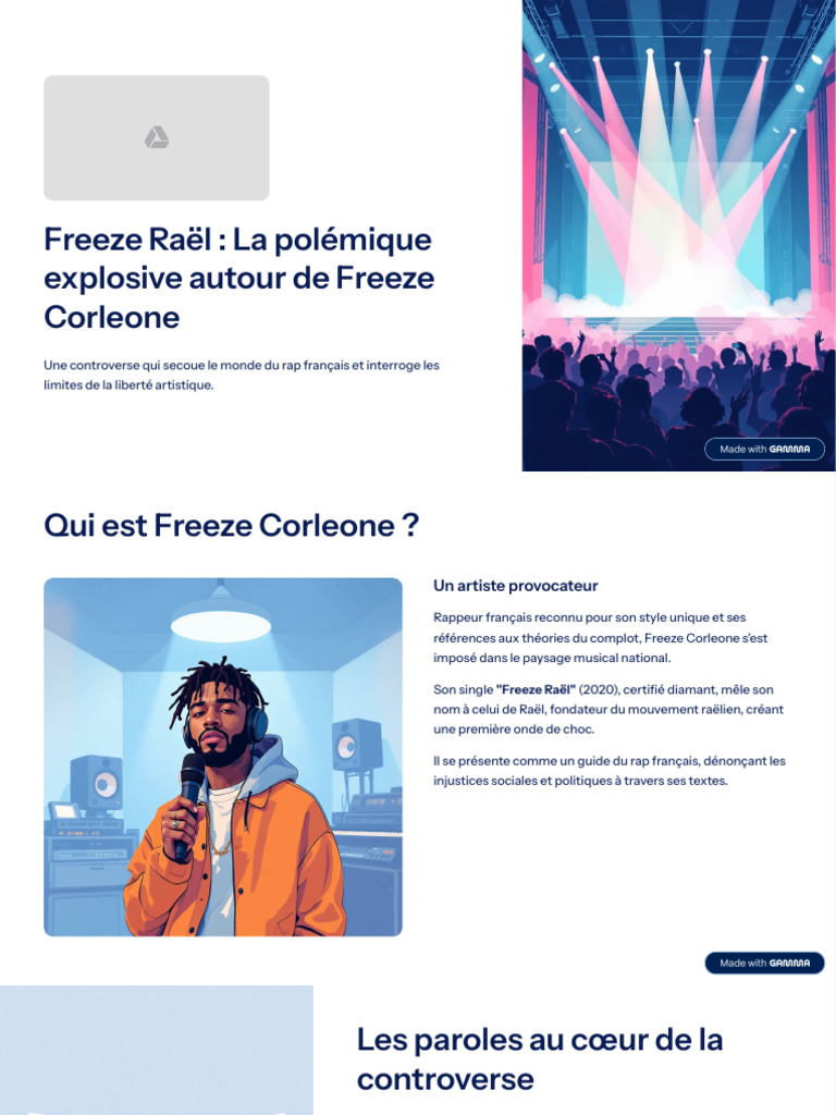 Freeze Rael La Polemique Explosive Autour de Freeze Corleone | PDF ...