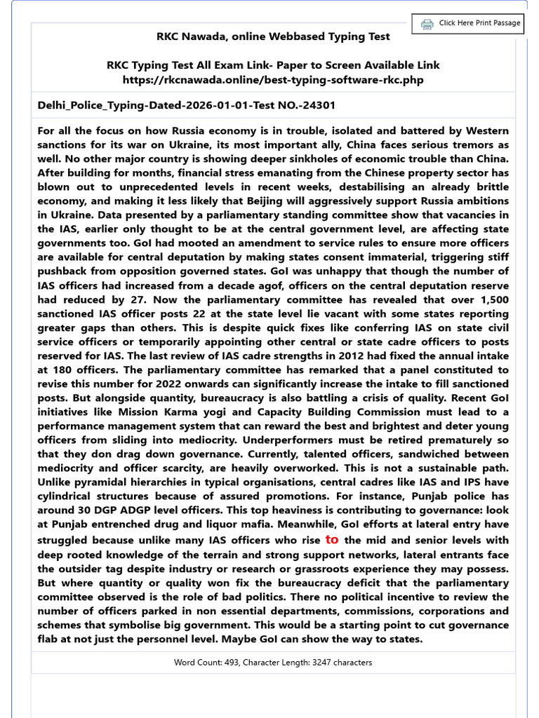 DP HCM - Eng-Test-Jan 2026 Typing Test Matter | PDF | Retail | Marriage