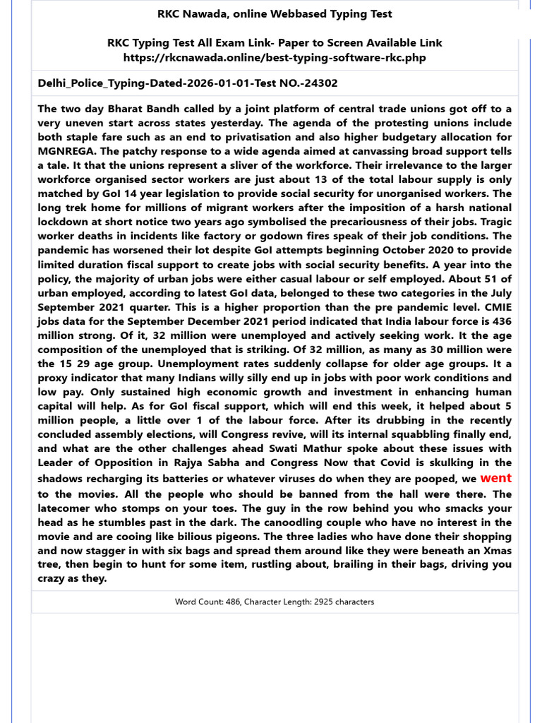 Typing Matter 60 Speed | PDF | Economies | Labor
