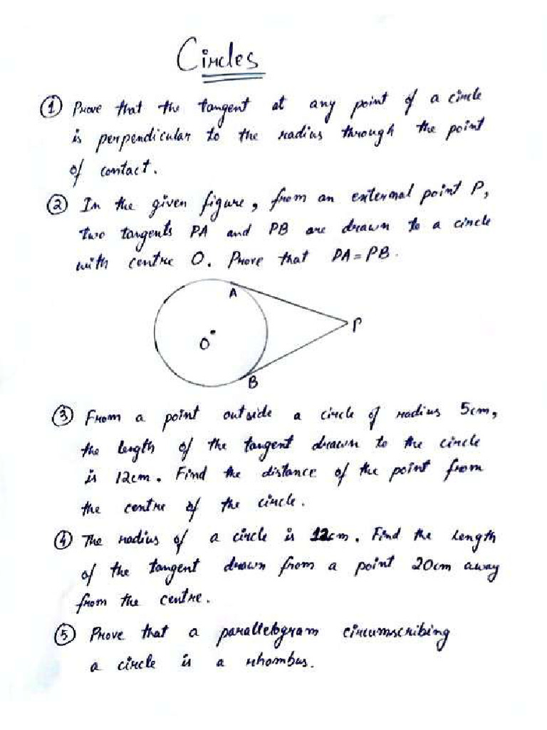 Circles 1 | PDF
