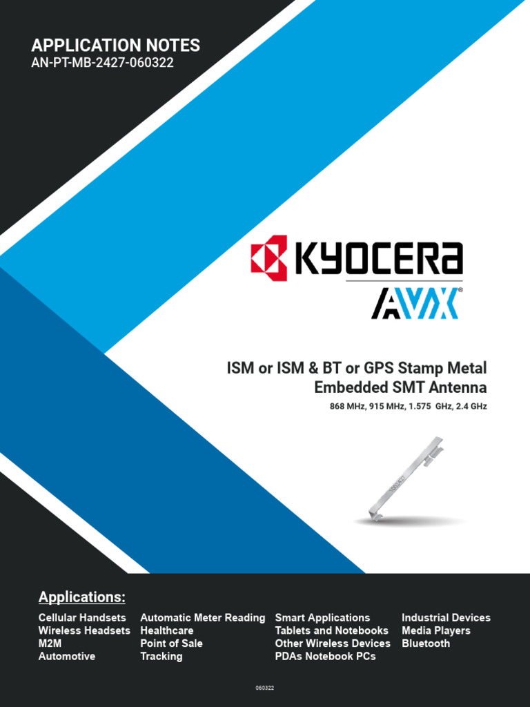 Kyosera AVX E AppNote 1002427 | PDF | Soldering | Printed Circuit Board