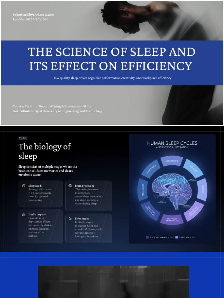BCV-061 Presentation Cover - The Science of Sleep and Its Effect on ...