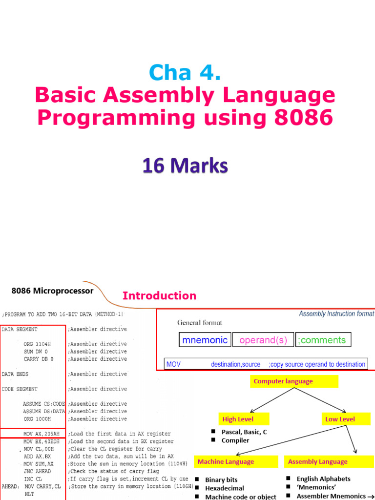 Chapter 4 K Scheme New | PDF | Assembly Language | Computer Hardware