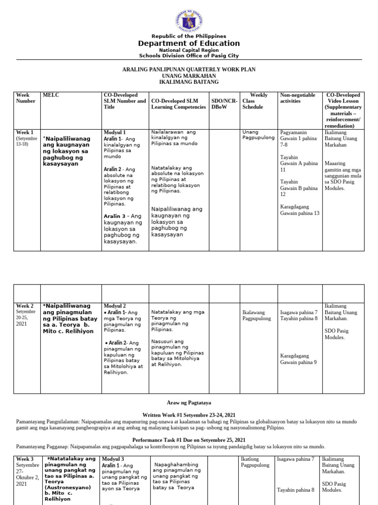 AP Grade 5 QWLP | PDF
