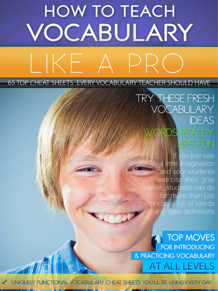 How to Teach Vocabulary Like a Pro | PDF | Vocabulary | English As A ...