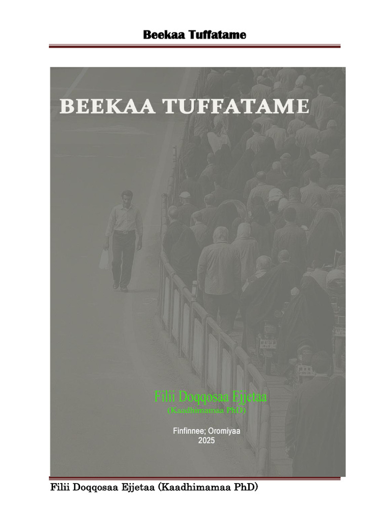 Beekaa Tuffatame | PDF