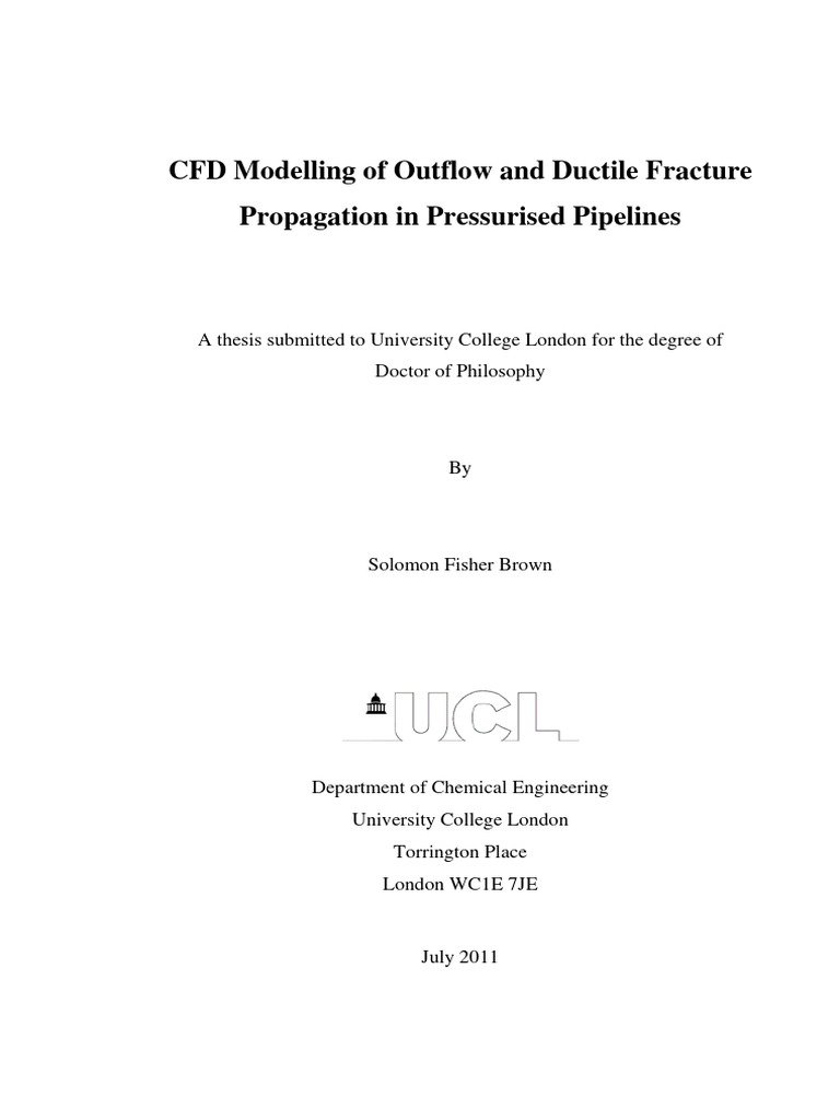 CFD Modelling of Pipes | PDF | Fracture | Fluid Dynamics
