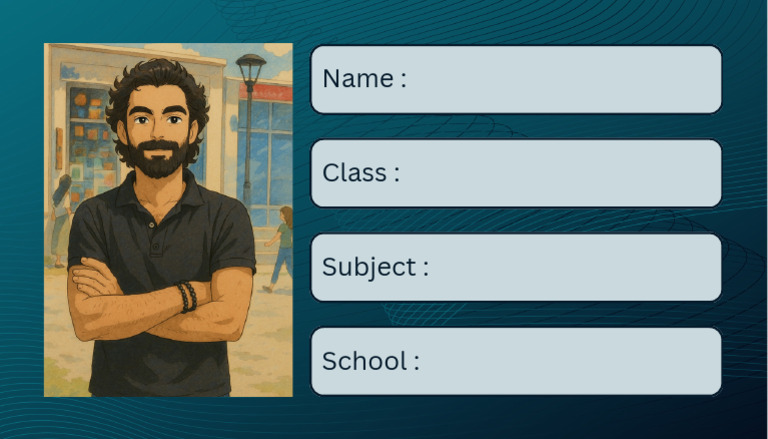 Green Modern Student Name Tag (2) | PDF