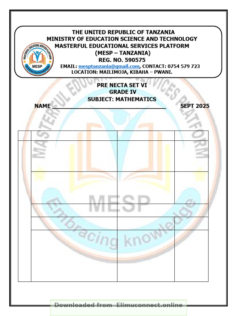 Mathematics Set6 | PDF | Mathematics | Mathematical Notation
