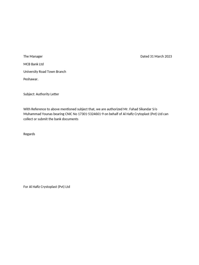 Doucment Collection Letter | PDF