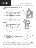 Uses and Techniques for T-Square Drawing | PDF