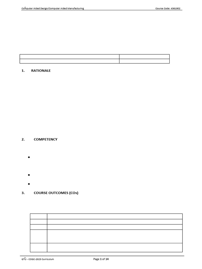 4361902 CAD CAM | PDF | Computer Aided Design | Computing