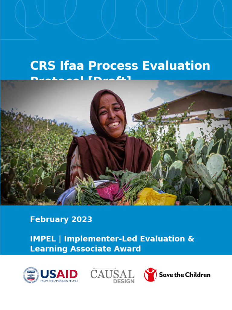 CRS Ifaa Process Evaluation Protocol 02-01-2023 | PDF | Evaluation ...