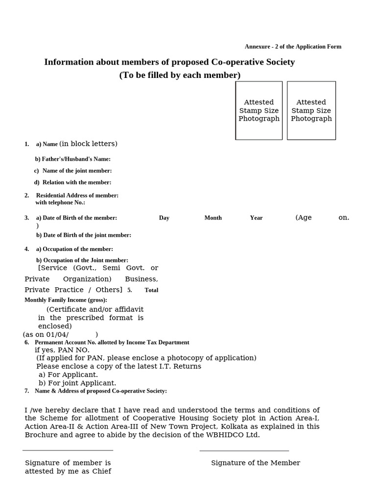 Member Info Form | PDF