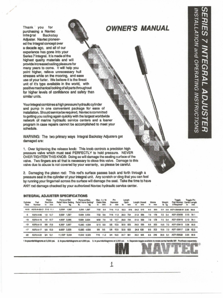 Navtec Series7Manual | PDF | Gas Technologies | Mechanical Engineering