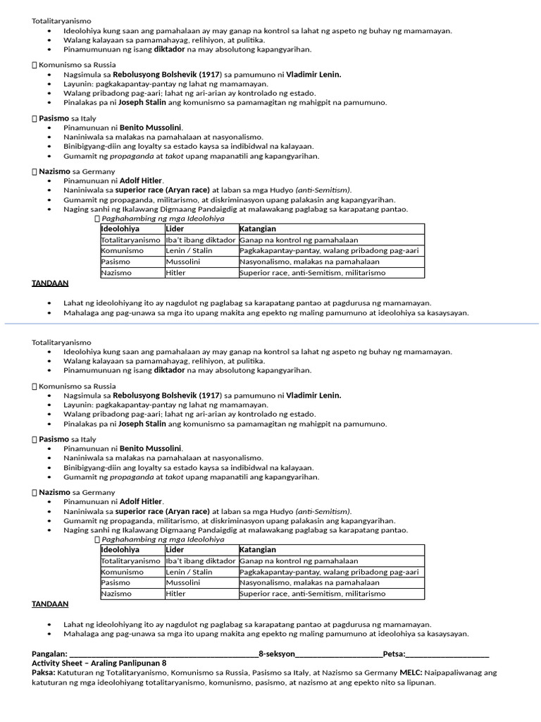 LAS AP8 Q3 W3 | PDF