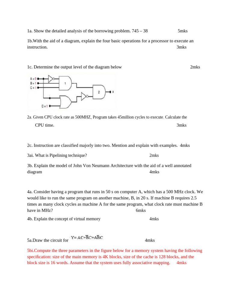 CA &O | PDF | Central Processing Unit | Cpu Cache