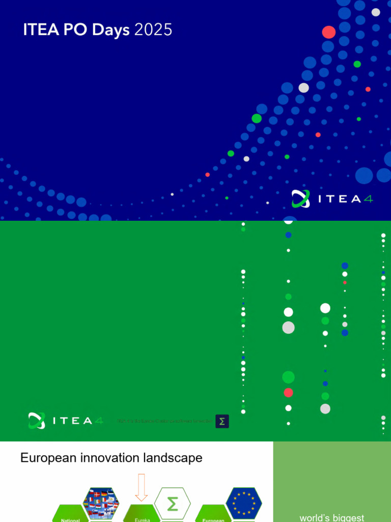 Introduction to ITEA and ITEA Call 2025 | PDF