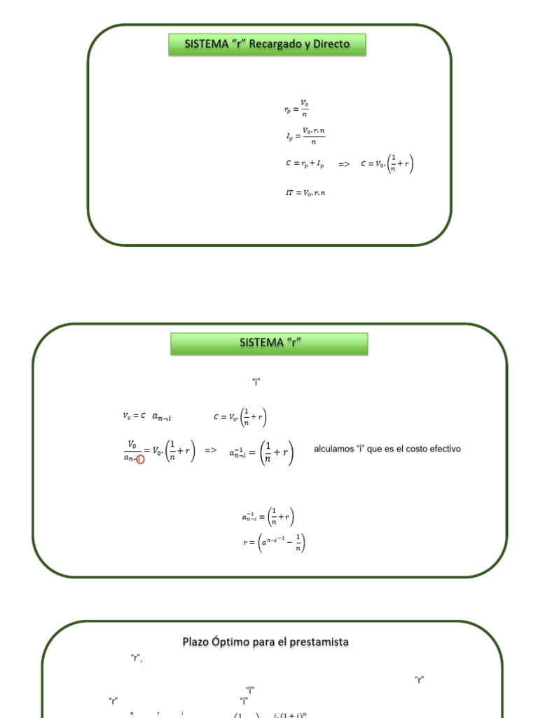 SISTEMA R | PDF
