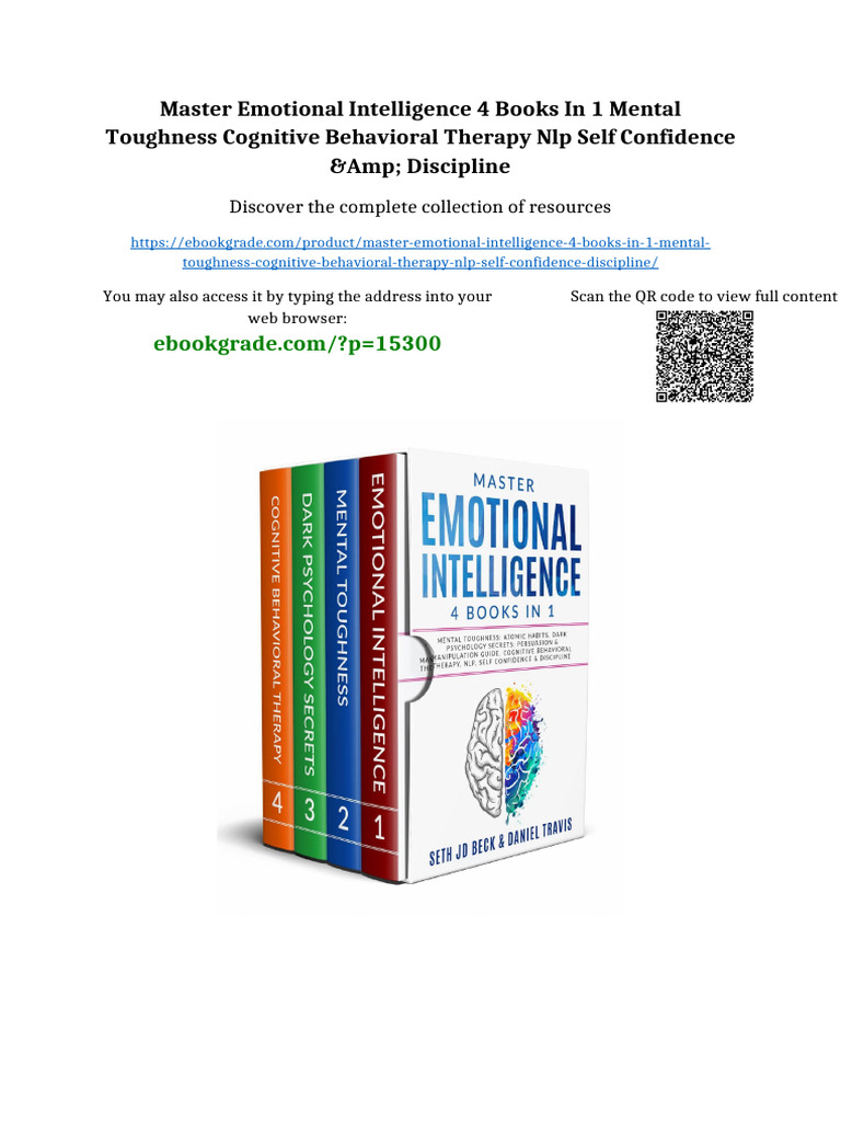 Master EMOTIONAL INTELLIGENCE 4 Books in 1 Mental Toughness Cognitive ...