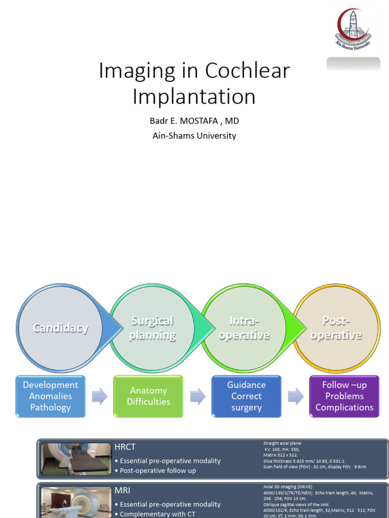 Imaging in Cochlear Implantation | PDF | Ear | Magnetic Resonance Imaging