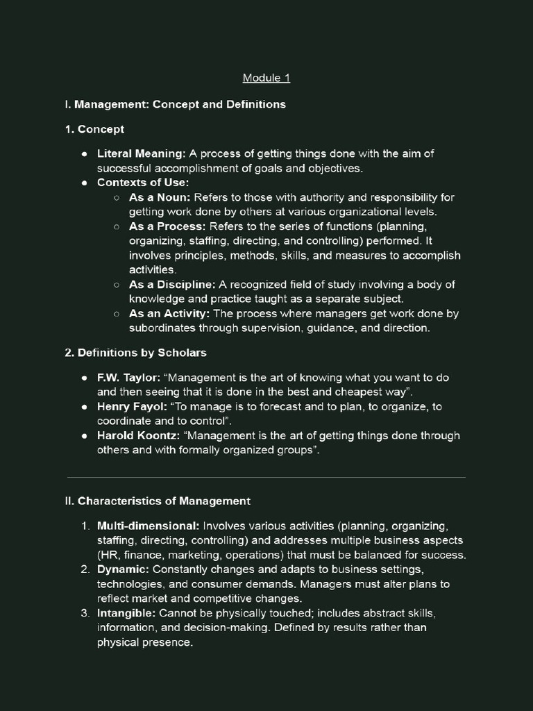POM Notes Dark | PDF
