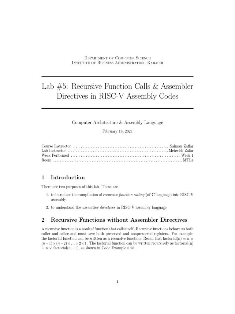 Lab5_26941 _1_ | PDF | Assembly Language | Pointer (Computer Programming)