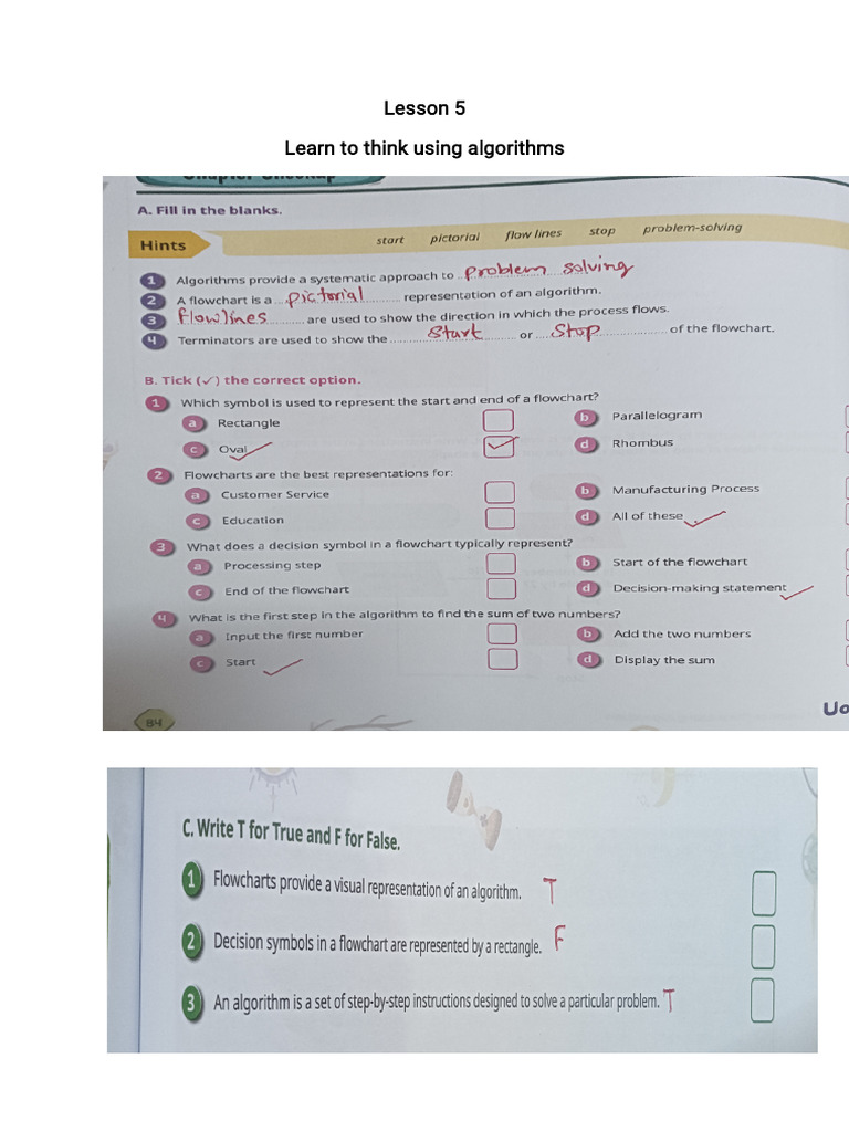 Learn To Think Algorithm 6 | PDF