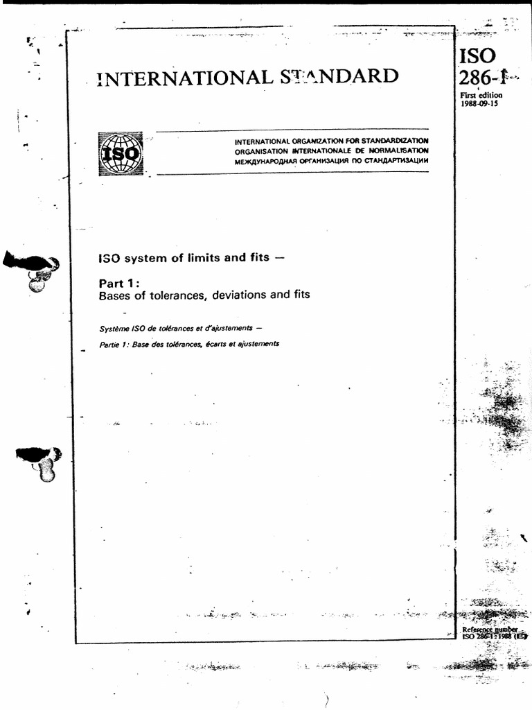 Iso 286-PT1 | PDF