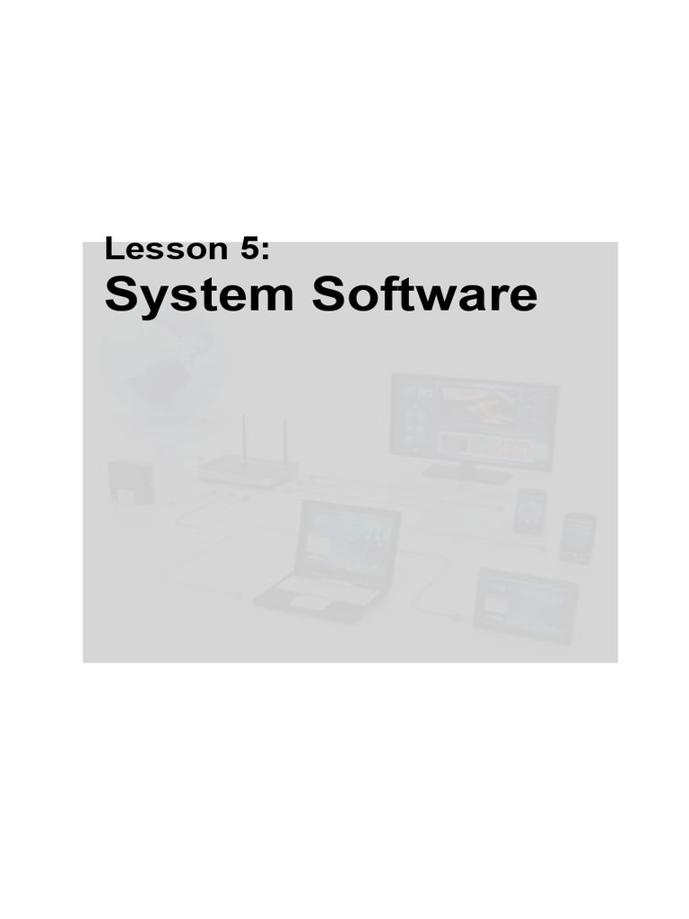 05 System Software Handout | PDF | Operating System | Android ...