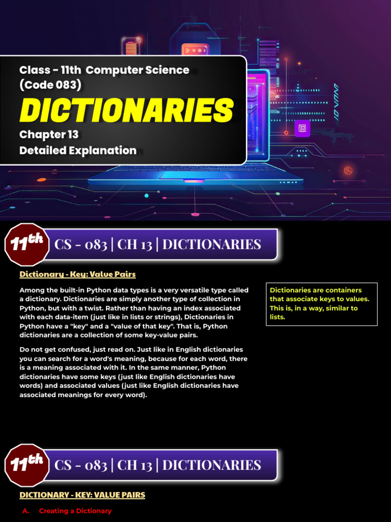 Data Dictionary Chapter 11th CS or IP | PDF | Computer Programming ...