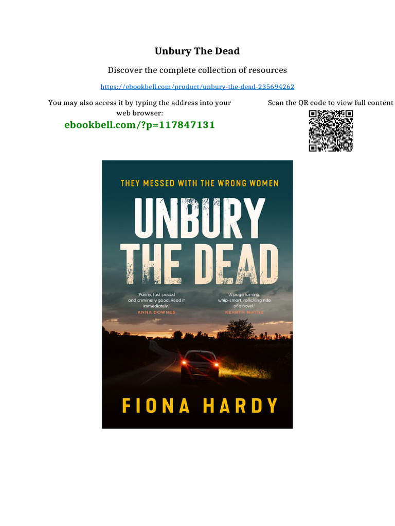 Unbury The Dead Available All Format | PDF | Opera | Property