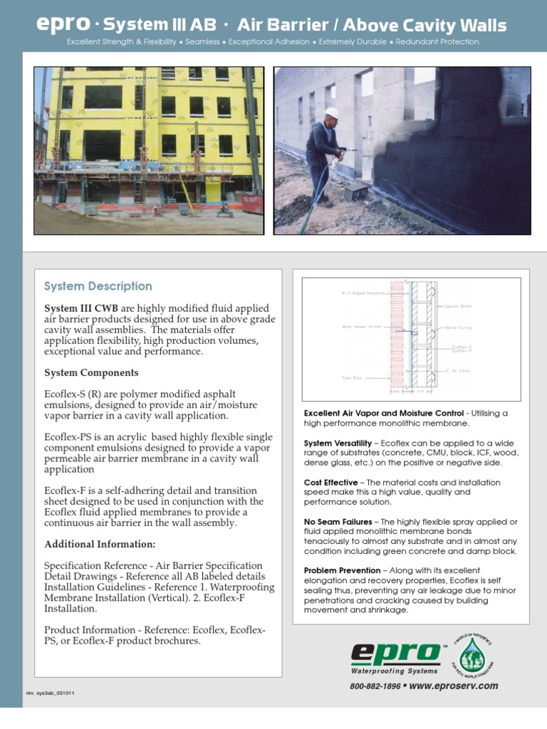 Epro Waterproofing System Overview | PDF | Materials Science | Building ...