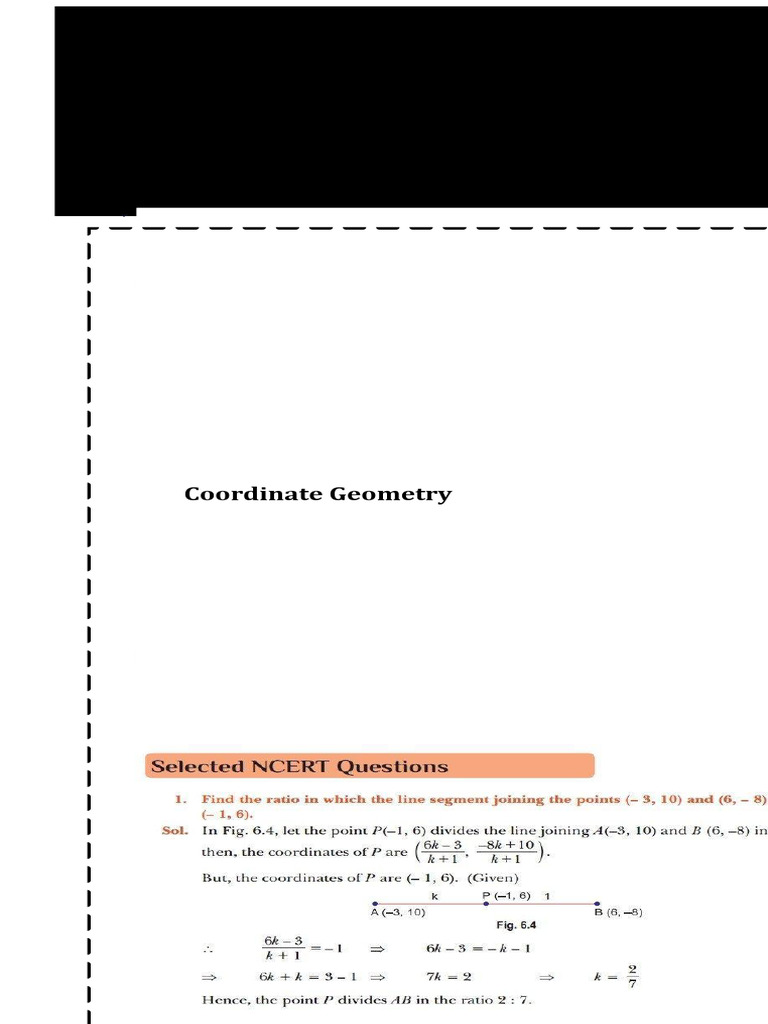 Coordinate Geometry | PDF