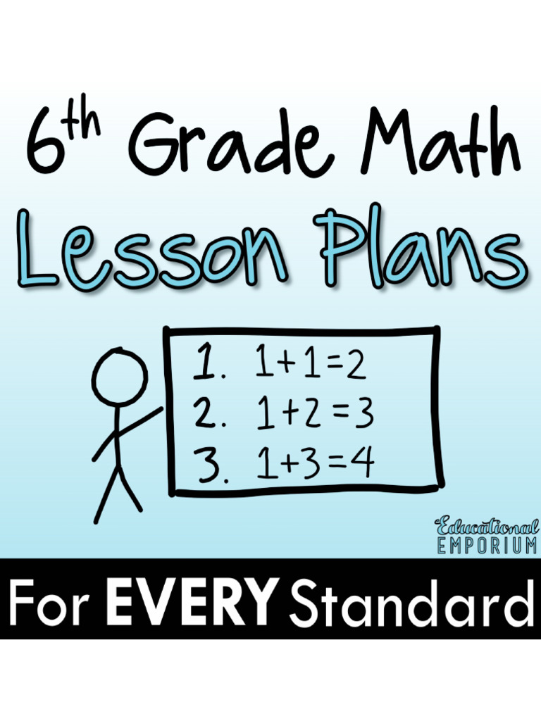 6thGradeMathLessonPlansandPacingGuide 1 | PDF | Ratio | Numbers