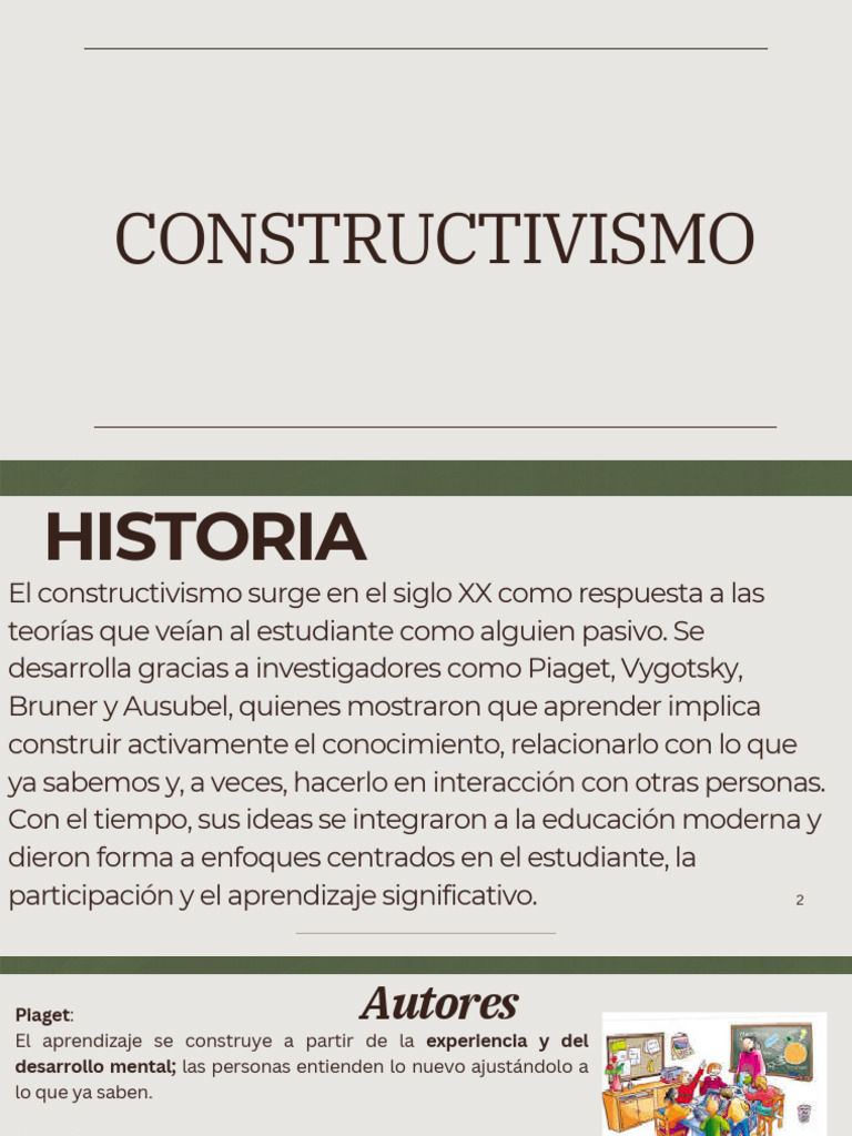Constructivismo PDF | PDF | Constructivismo (filosofía de la educación ...