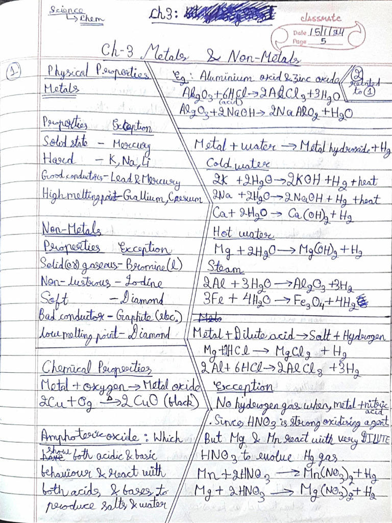 Jet Notes Science Ch 3 | PDF