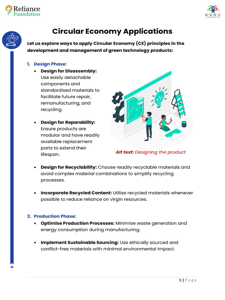 Circular Economy Applications | PDF | Environmental Technology | Recycling