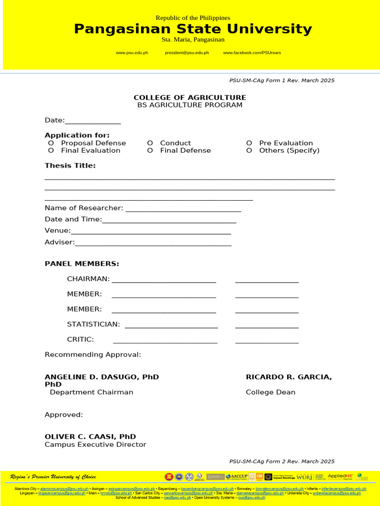Rating Sheet and Request Form Thesis 1 | PDF | Chess Theory