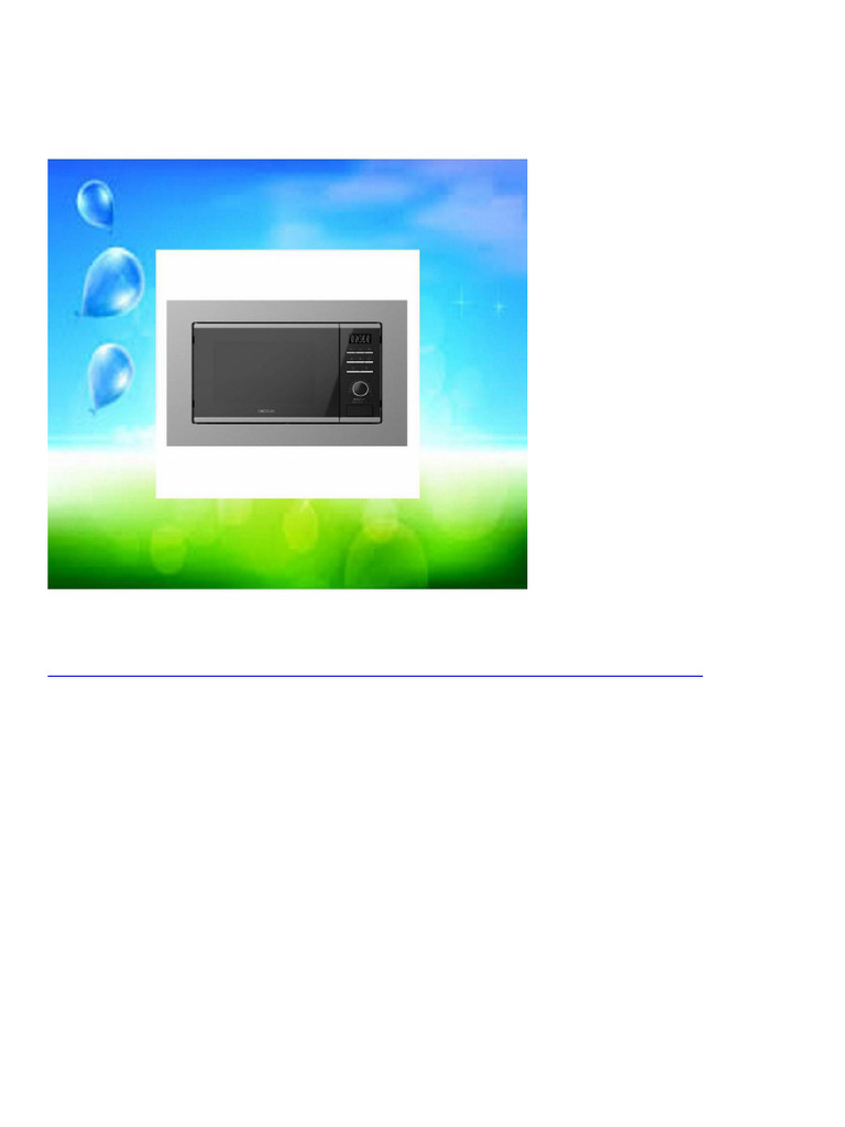 5496 Enbau-Mikrowelle 800W Steel-Black | PDF