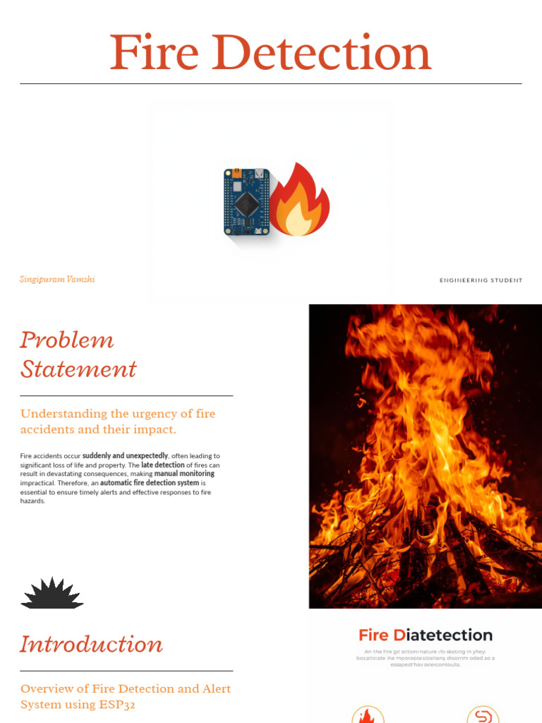 Presentation - Fire Detection | PDF | Sensor | Smartphone