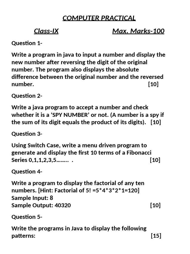 Computer Practical 1 | PDF | Software Development | Computer Engineering