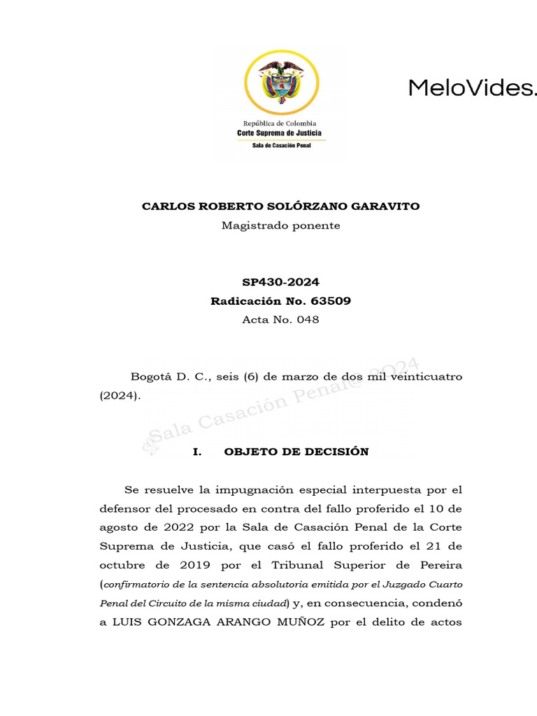 SP430-2024(63509) Prueba Pericial – Melovides | PDF | Testimonio ...